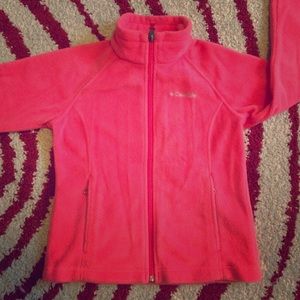 Girl’s Columbia fleece jacket small